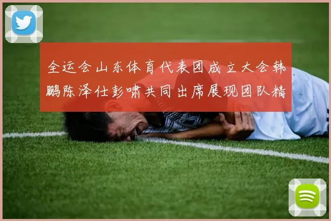 全运会山东体育代表团成立大会韩鹏陈泽仕彭啸共同出席展现团队精神与风采